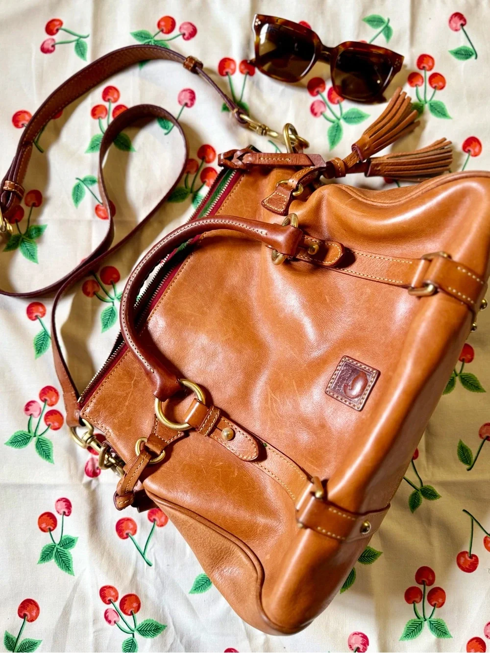 Dooney & Bourke Florentine Satchel - Natural